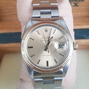 Rolex Air King Date 14k Bezel Model #5701 With Box